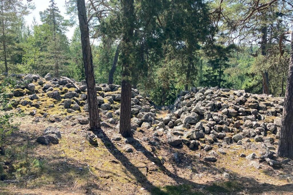 Cabin In The Woods, Close To Lake Maelaren Ескилстуна Екстериор снимка